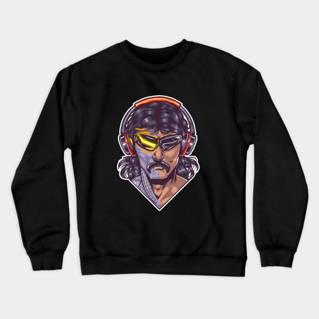 Dr. Disrespect - Twitch - Two Time Crewneck Sweatshirt by BeezleBubRoss